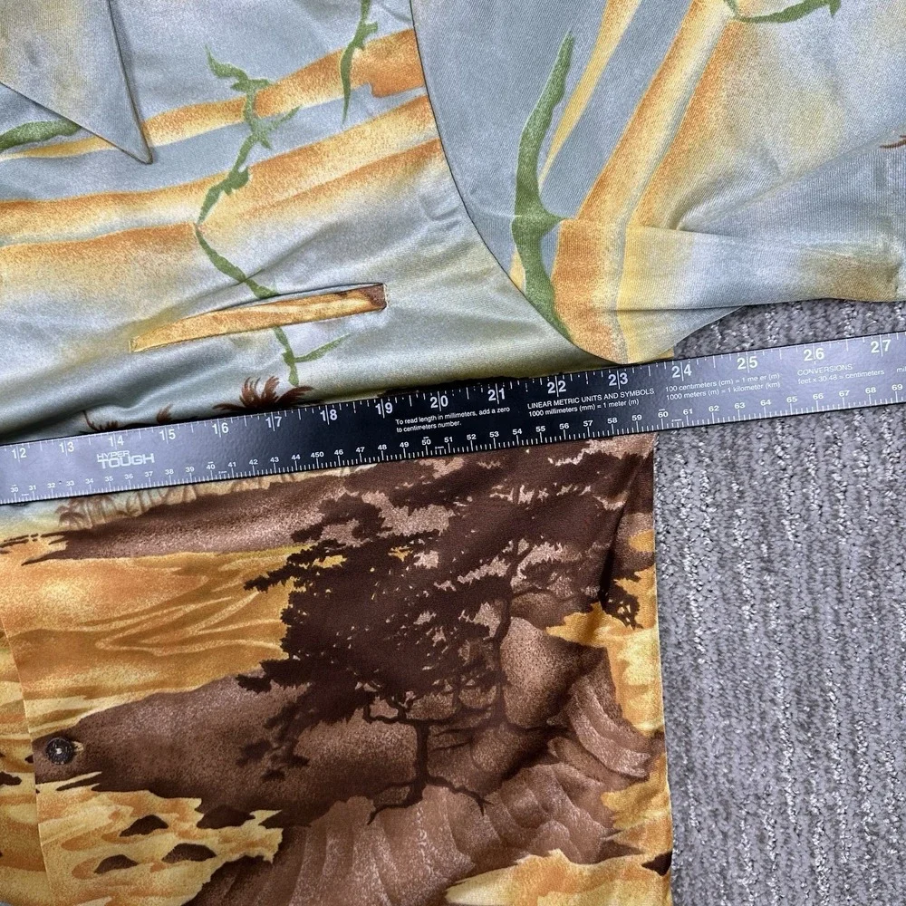 Vintage Arnold Christensen‎ Hawaiian Shirt Mens Large Oasis Birds Aloha 70s 60s